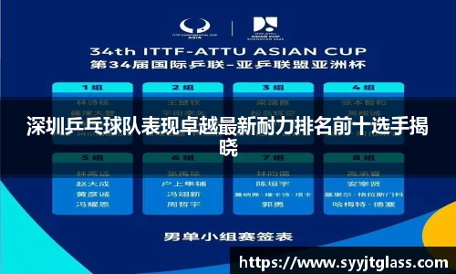 深圳乒乓球队表现卓越最新耐力排名前十选手揭晓